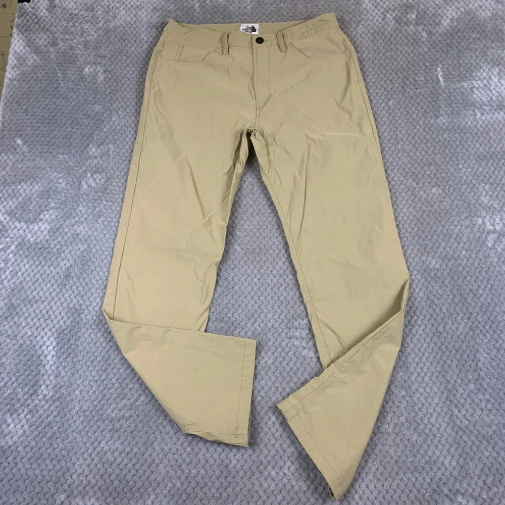 The North Face Motion Pants Mens 32 Khaki Tan Hiking Outdoor NF0A3BE3